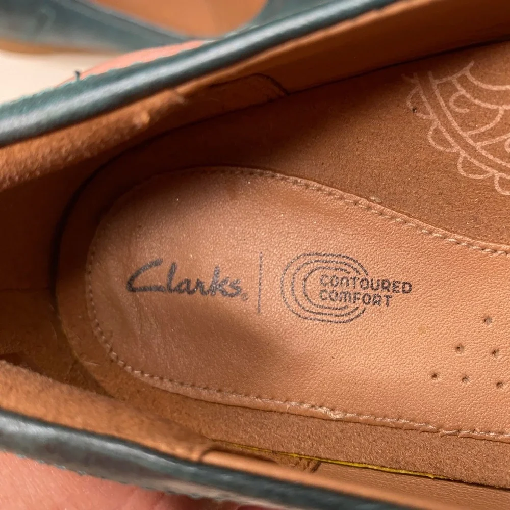 Clarks leather ballet